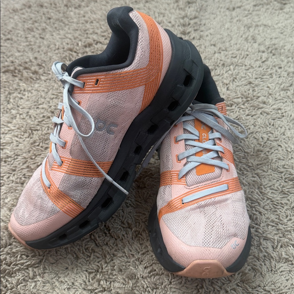 On Cloudgo Women Rose/Magnet Colorway Swiss Running Shoes Size 7.5 - Picture 2 of 11